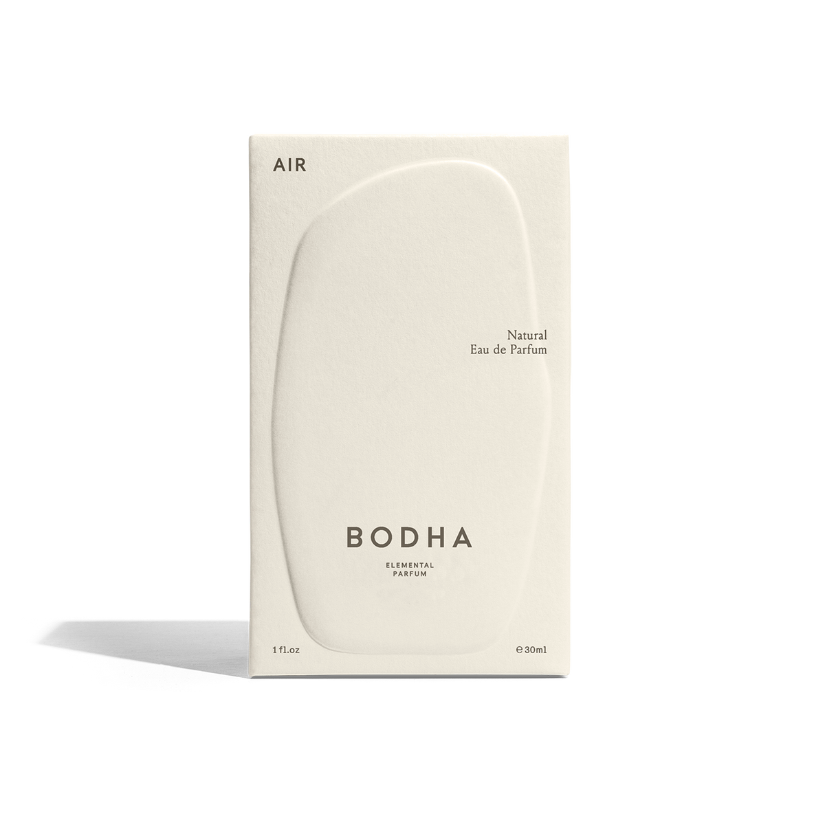 Air natural Eau de Parfum 30ml in compostable paper box by BODHA
