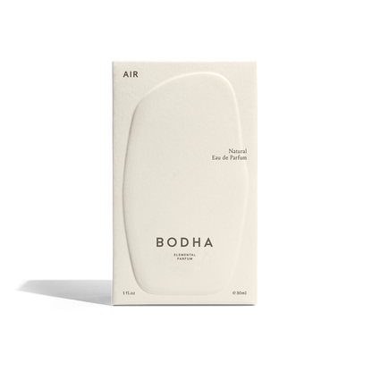 Air natural Eau de Parfum 30ml in compostable paper box by BODHA