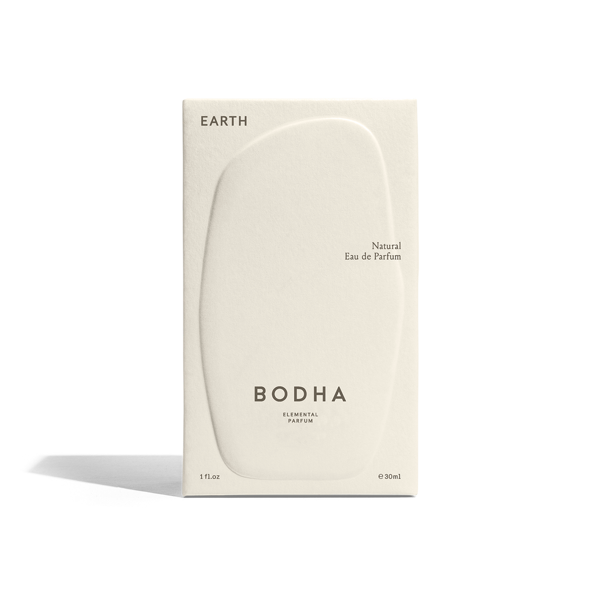 Earth natural Eau de Parfum 30ml in compostable paper box by BODHA