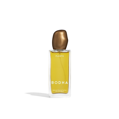 Plants natural Eau de Parfum 30ml glass spray bottle with hand-cast bronze lid by BODHA